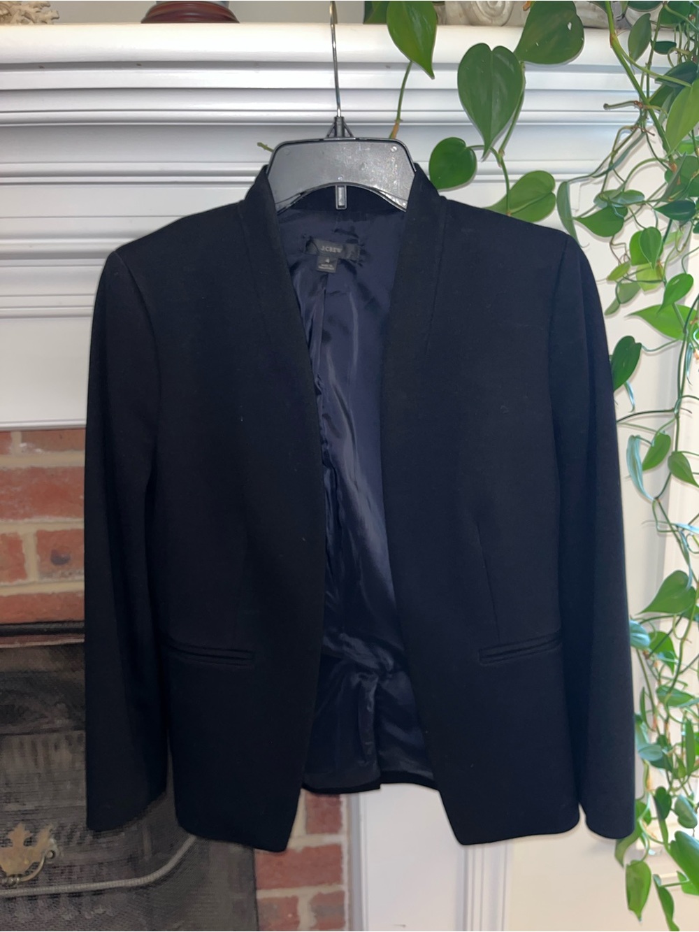 J. Crew Black Open-Front Women's Blazer Jacket